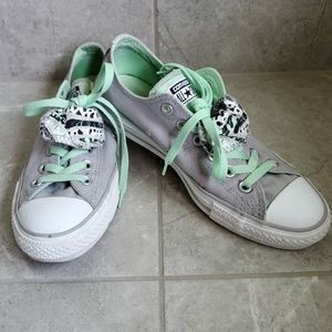 Converse Women's Chuck Taylor Gray Double Tongue